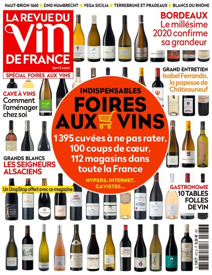 Couverture Revue du Vin numérique n° 673 de septembre 2023