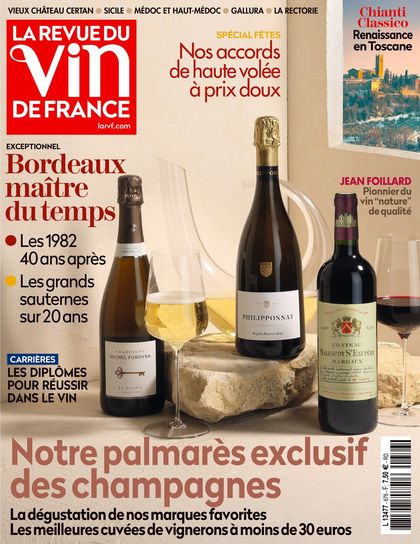 Couverture La Revue du vin de France n° 676 de novembre 2023