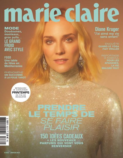 Couverture Marie Claire n° 832 de janvier 2022
