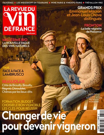 Couverture La Revue du vin de France n° 657 de février 2022