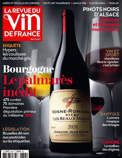 Couverture La Revue du vin de France n° 658 de mars 2022