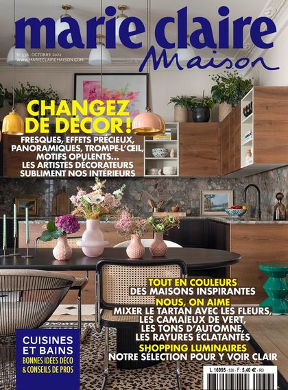 Couverture Marie Claire Maison n° 536 de octobre 2022